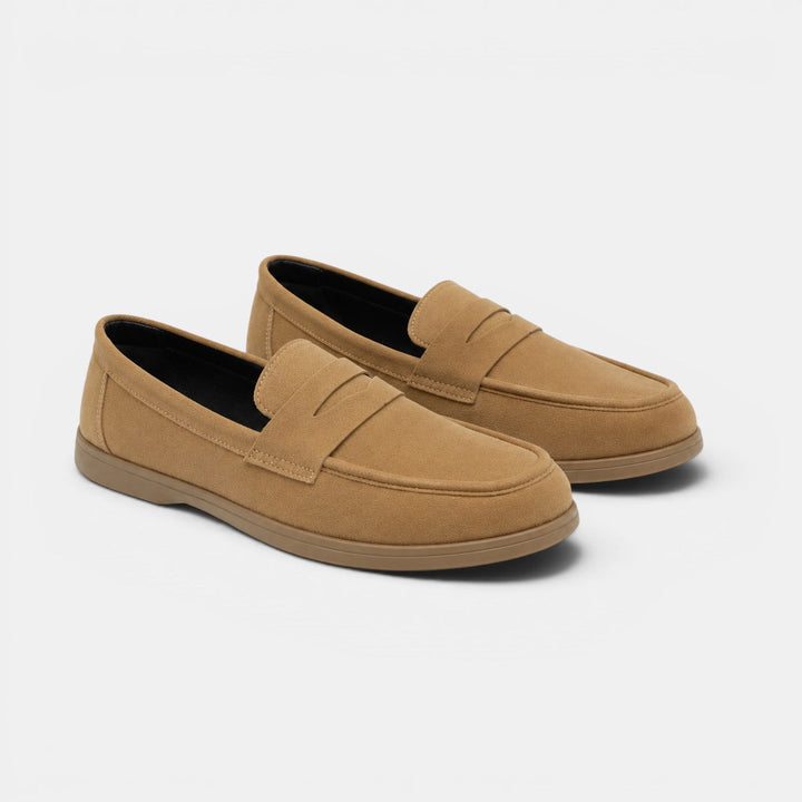 Premium Wildleder Loafer Herren Slip-On Schuhe Slipper