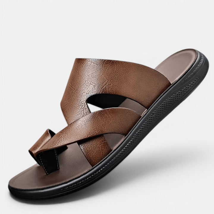 Bequeme Leder Sommersandalen Herren Outdoor Schuhe