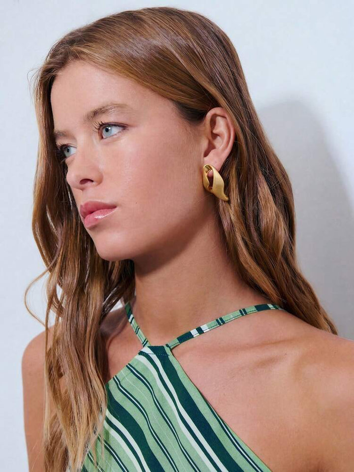 Striped Halter Women&