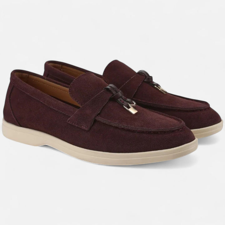 Navacava lady loafers front view — rounded toe refined silhouette