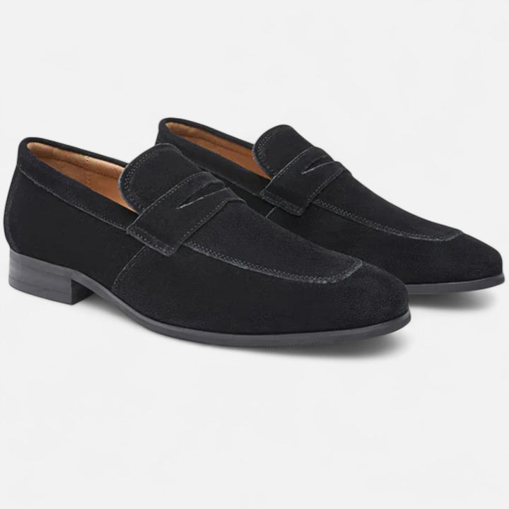 Old Money Wildleder Penny Loafer Herren Slip-On