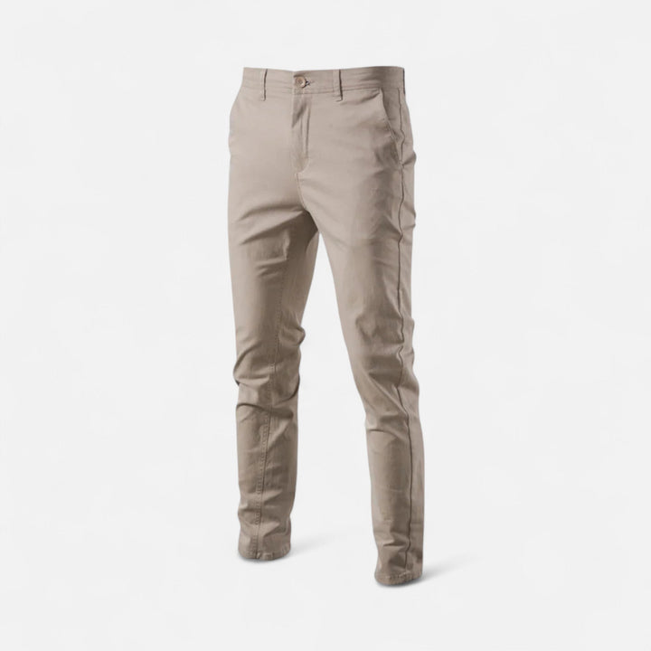Smart Casual Chino Hose Herren Tailliert Elegant