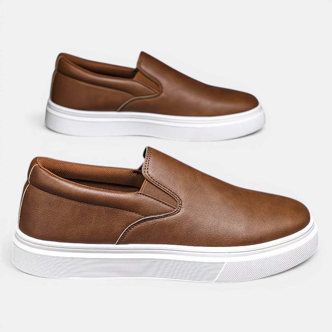 Bequeme Slip-On Komfort Sneaker Herren Freizeitschuhe
