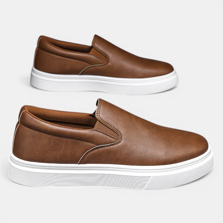 Bequeme Slip-On Komfort Sneaker Herren Freizeitschuhe