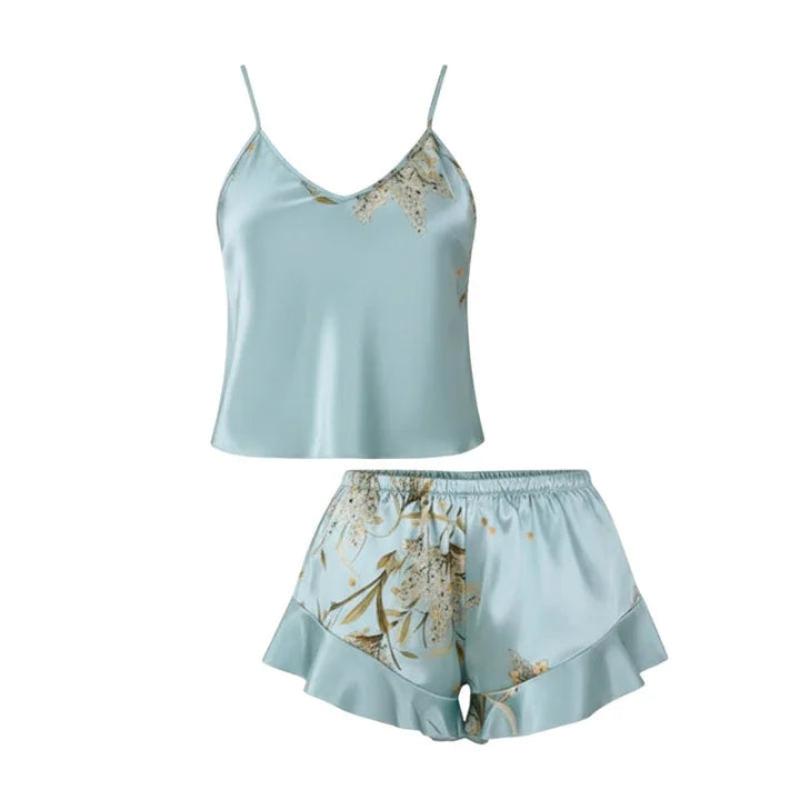 Spaghetti-Strap Satin Women&