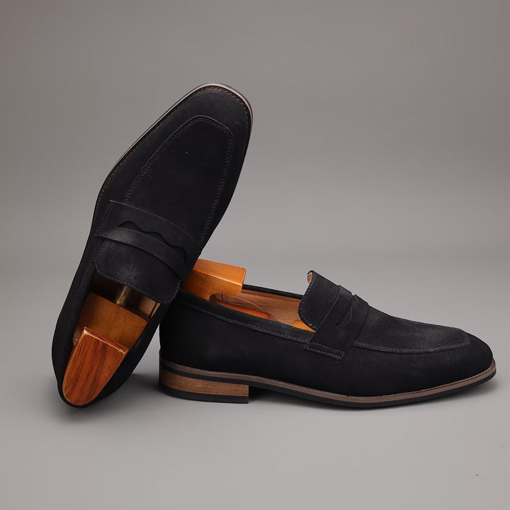 Wildleder Penny Sommer Loafer Herren Slip-On Schuhe