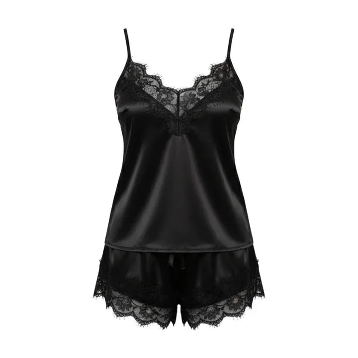 Lace-Trim Silk Women&
