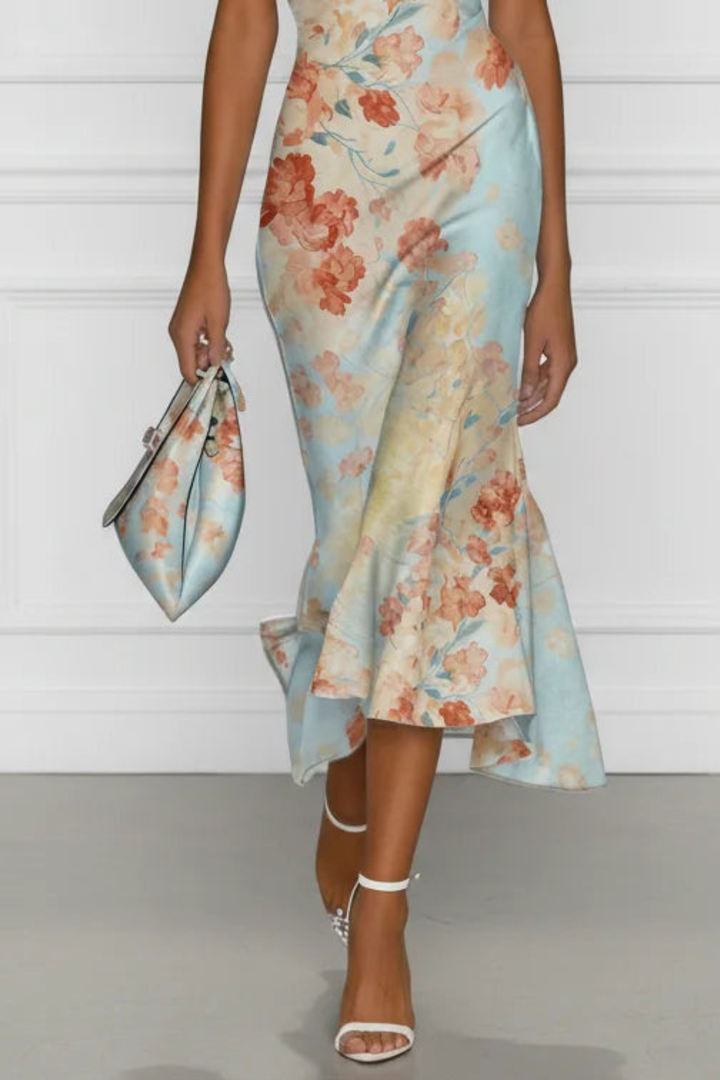 Floral One-Shoulder Women&