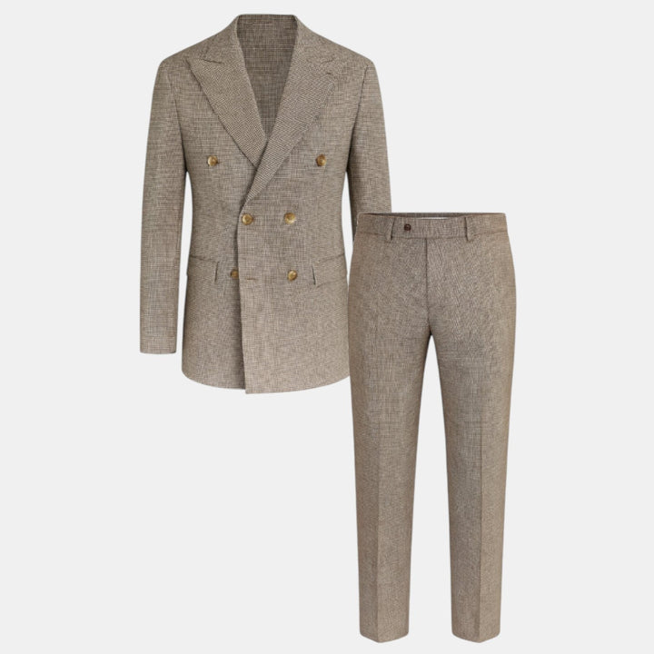 Vintage Zweiteiler Anzug Herren Elegantes Business Set