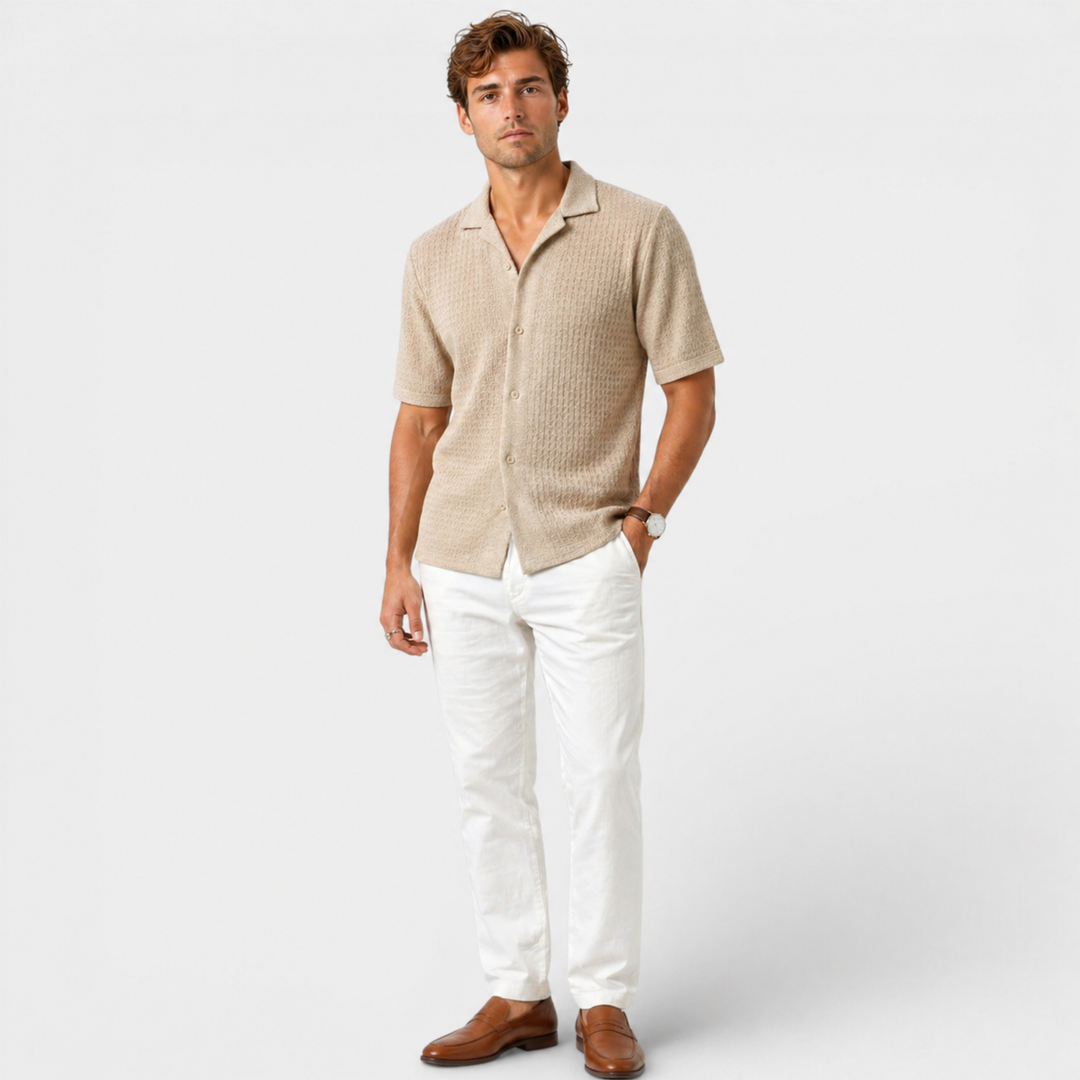 Elegantes Smart Casual Freizeithemd Herren Business