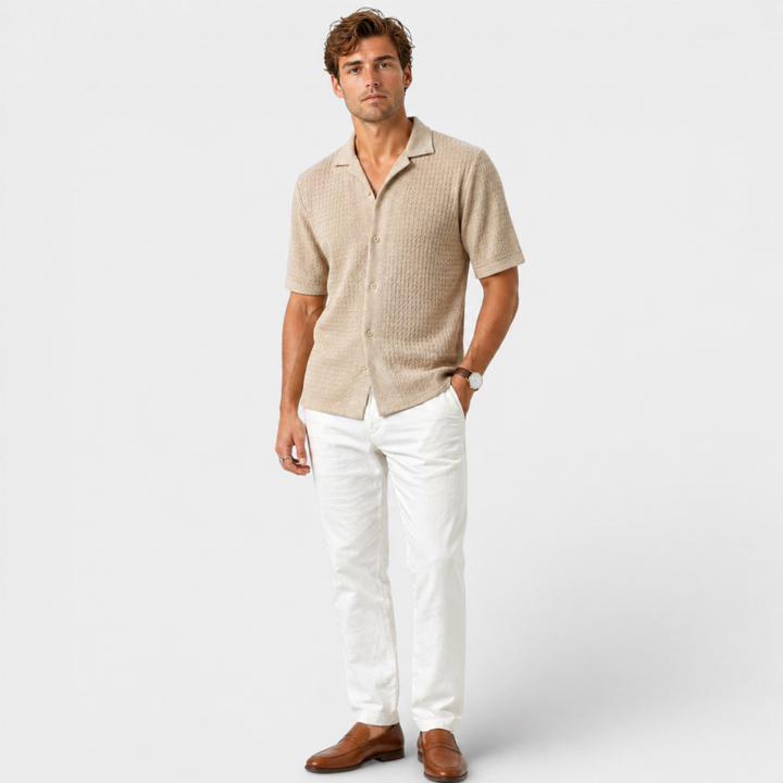 Elegantes Smart Casual Freizeithemd Herren Business