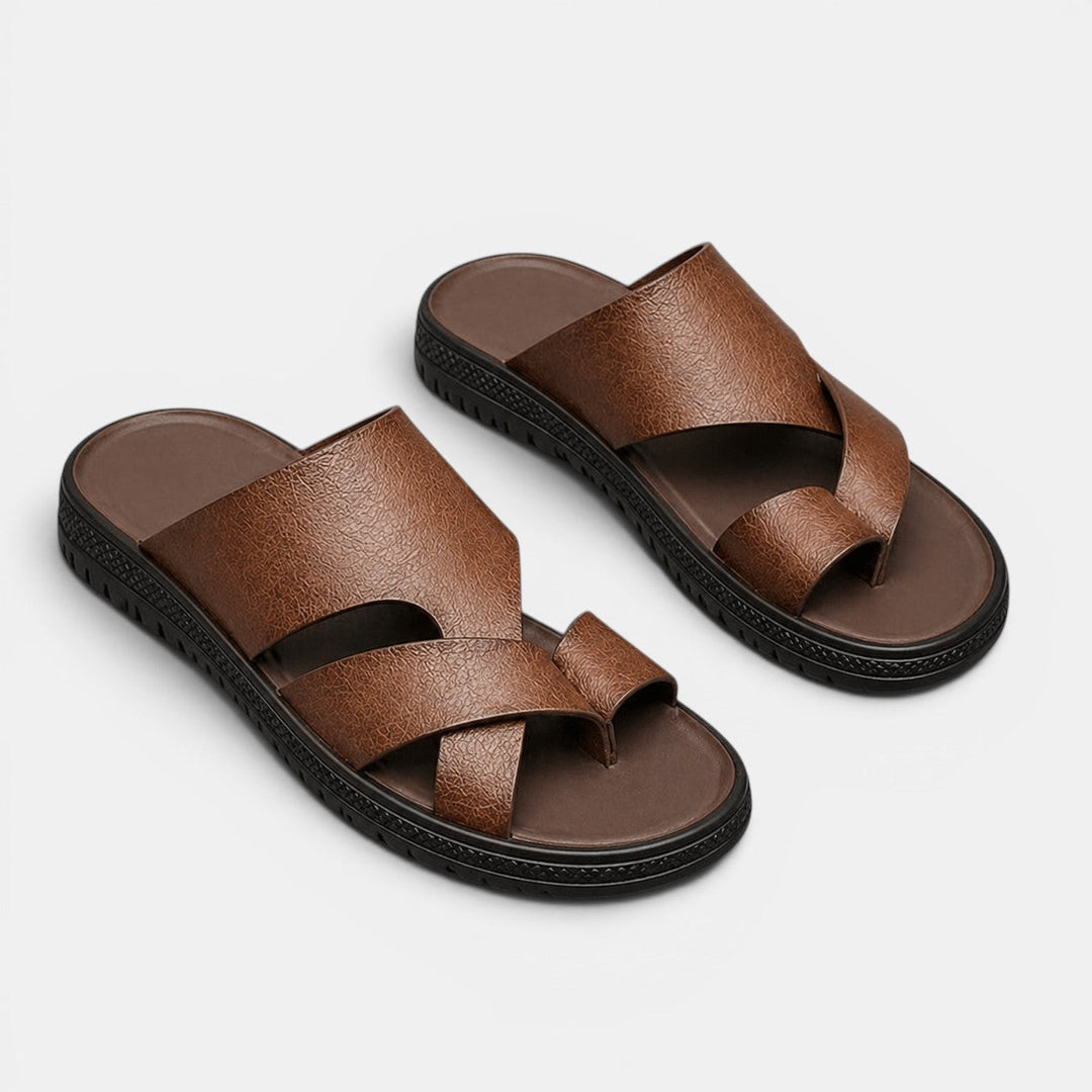 Bequeme Leder Sommersandalen Herren Outdoor Schuhe