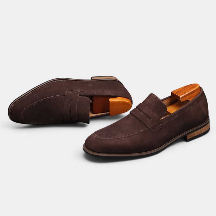 Wildleder Penny Sommer Loafer Herren Slip-On Schuhe