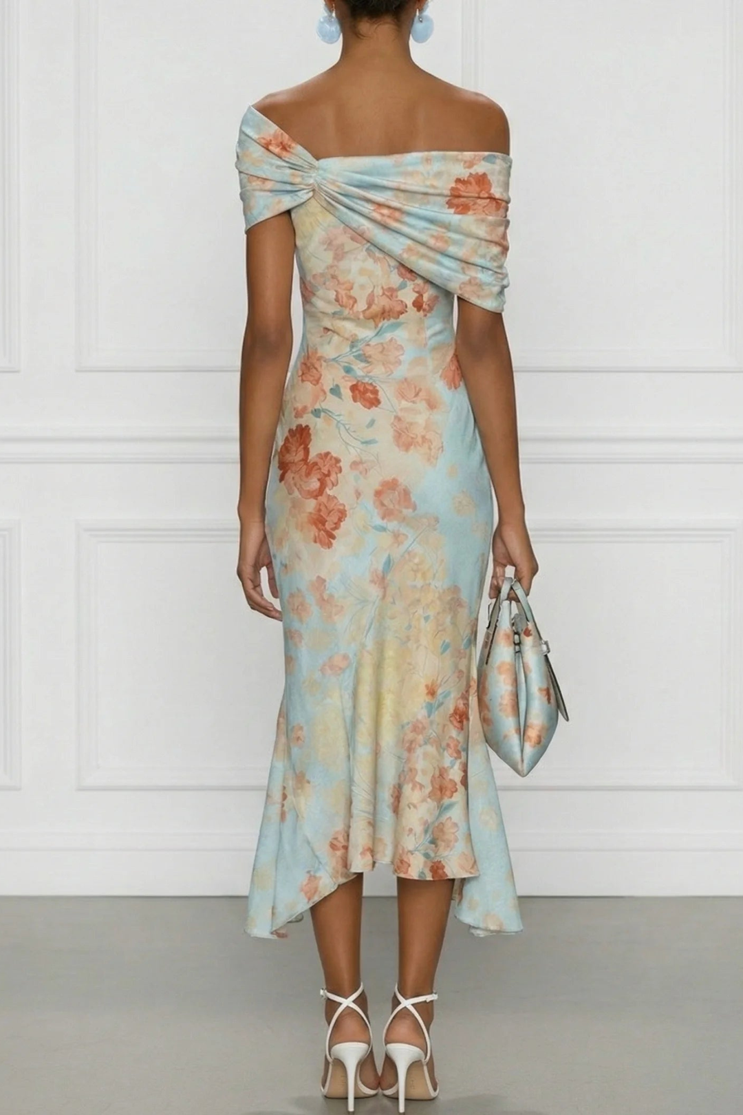 Floral One-Shoulder Women&