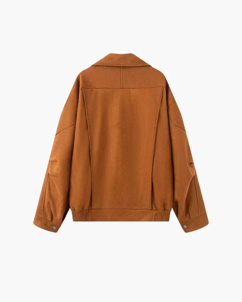 Navacava oversized jacket full length — statement old money piece