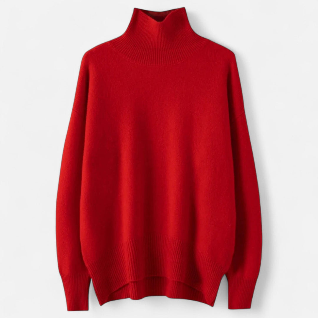 Navacava turtleneck styled with trousers — timeless old money outfit