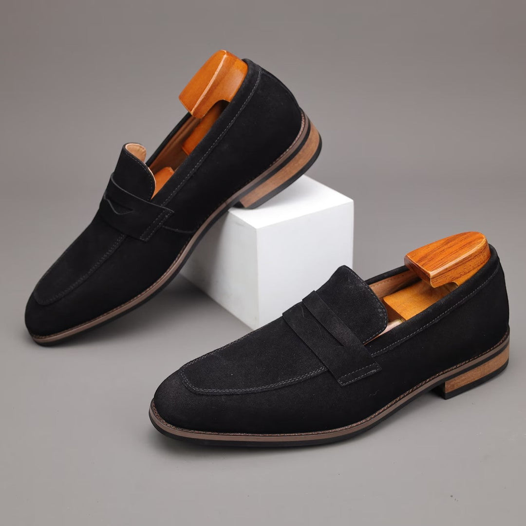 Wildleder Penny Sommer Loafer Herren Slip-On Schuhe