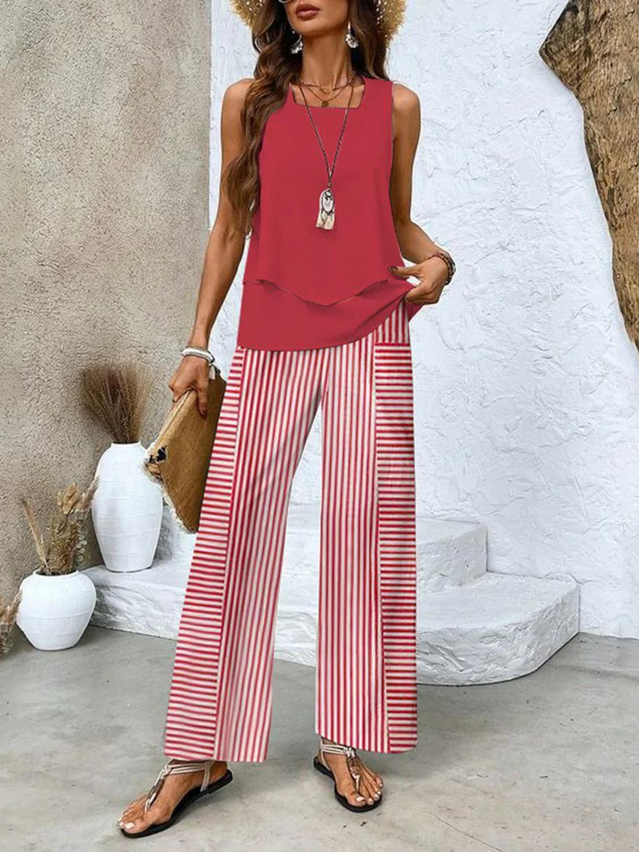 Abigail Fluid Tailored Two-Piece Trouser Set | Women&