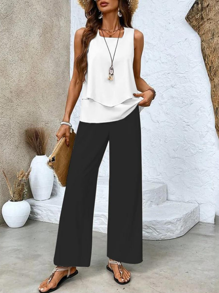 Abigail Fluid Tailored Two-Piece Trouser Set | Women&