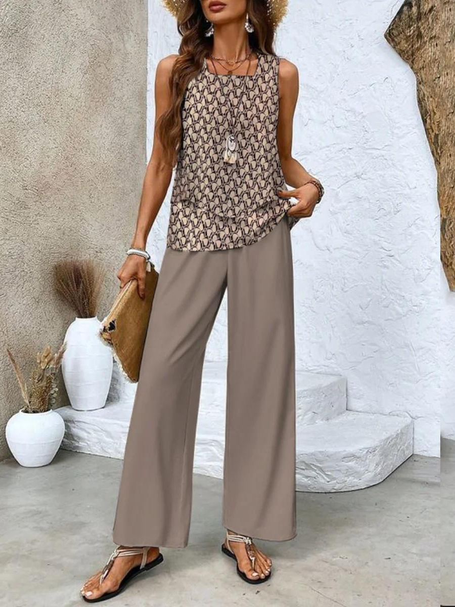 Abigail Fluid Tailored Two-Piece Trouser Set | Women&
