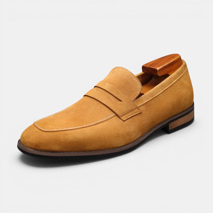 Wildleder Penny Sommer Loafer Herren Slip-On Schuhe