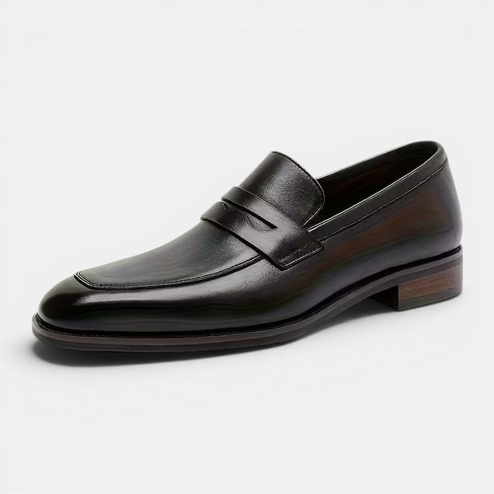 Rindleder Business Loafer Herren Elegante Anzugschuhe