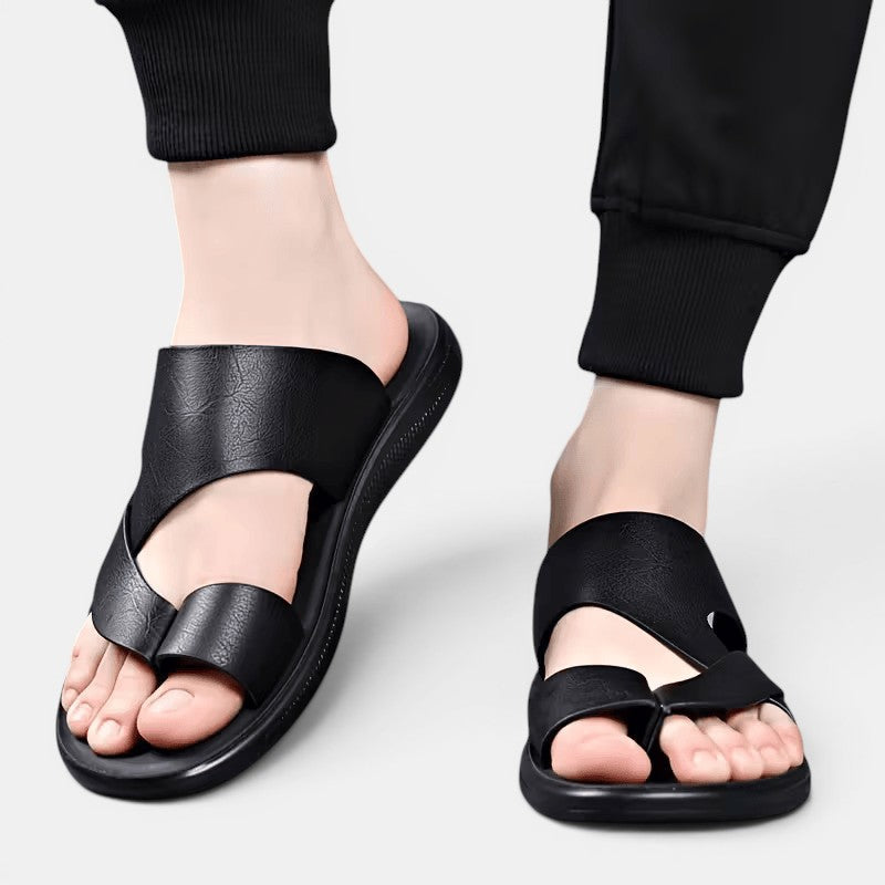 Bequeme Leder Sommersandalen Herren Outdoor Schuhe