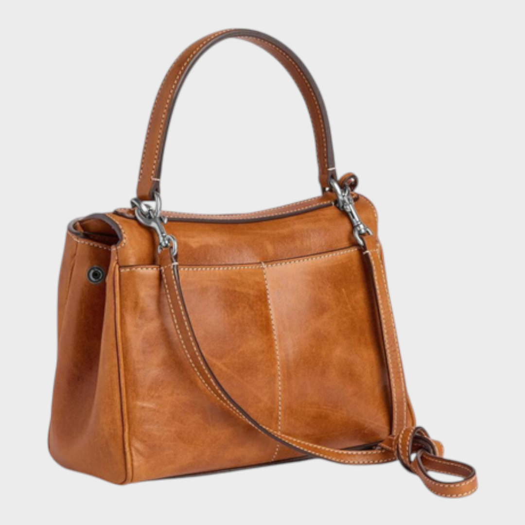 Libby Minimalist Genuine Leather Handbag | Women&