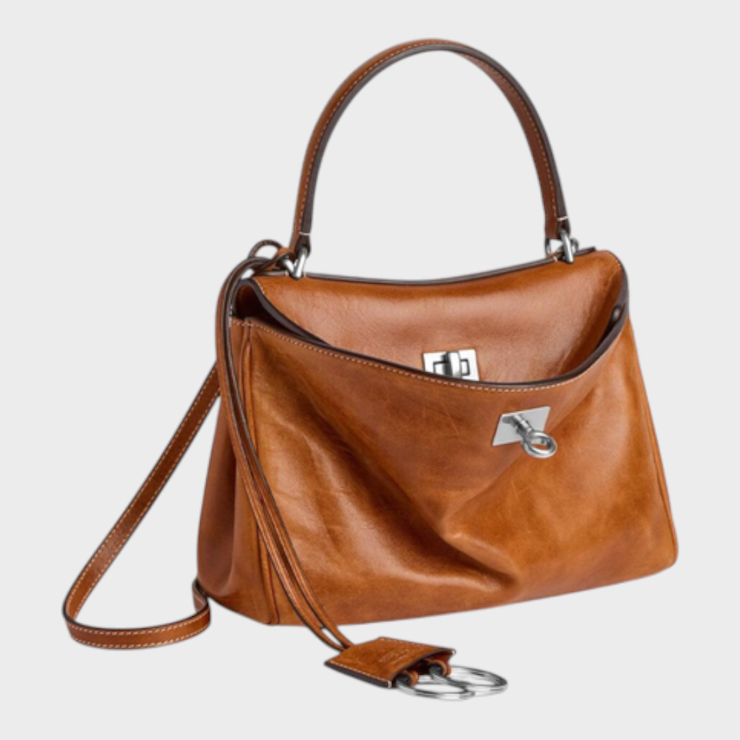 Libby Minimalist Genuine Leather Handbag | Women&