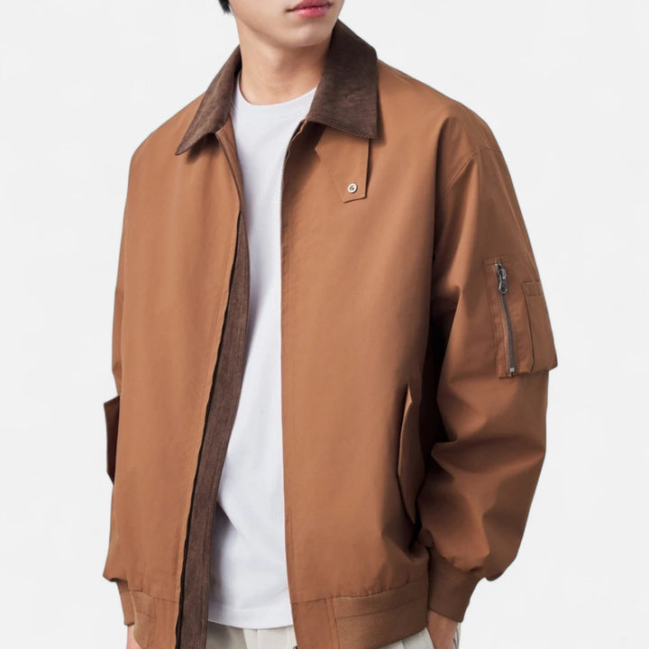 Klassische Harrington Jacke Herren Übergangsjacke