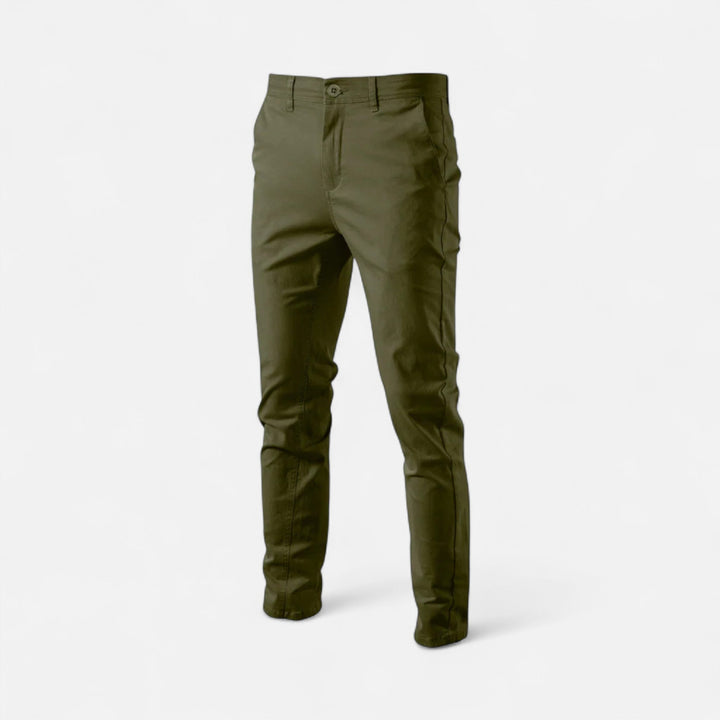 Smart Casual Chino Hose Herren Tailliert Elegant