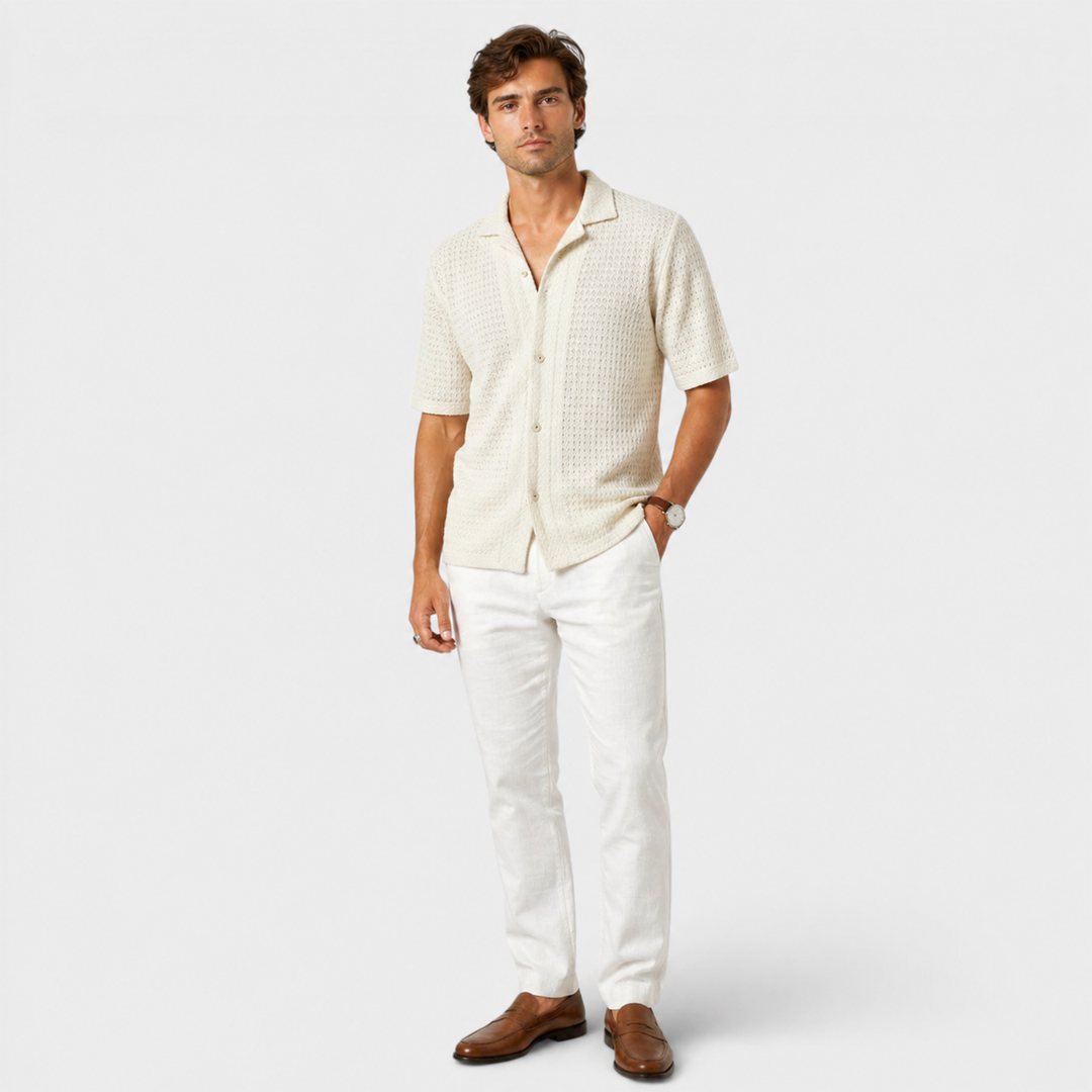 Elegantes Smart Casual Freizeithemd Herren Business