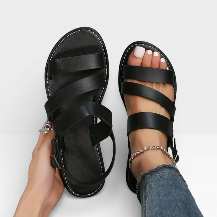 Elegant Open-Toe Women&