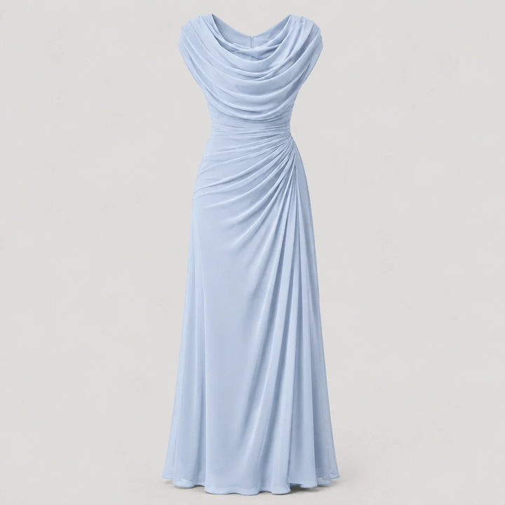 Sloane Cowl Neck Ruched Maxi Dress | Women&