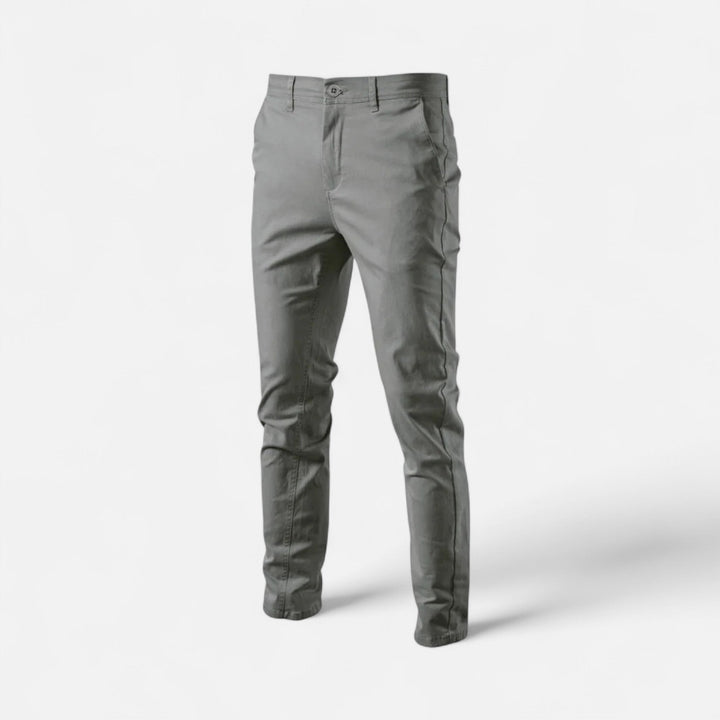 Smart Casual Chino Hose Herren Tailliert Elegant