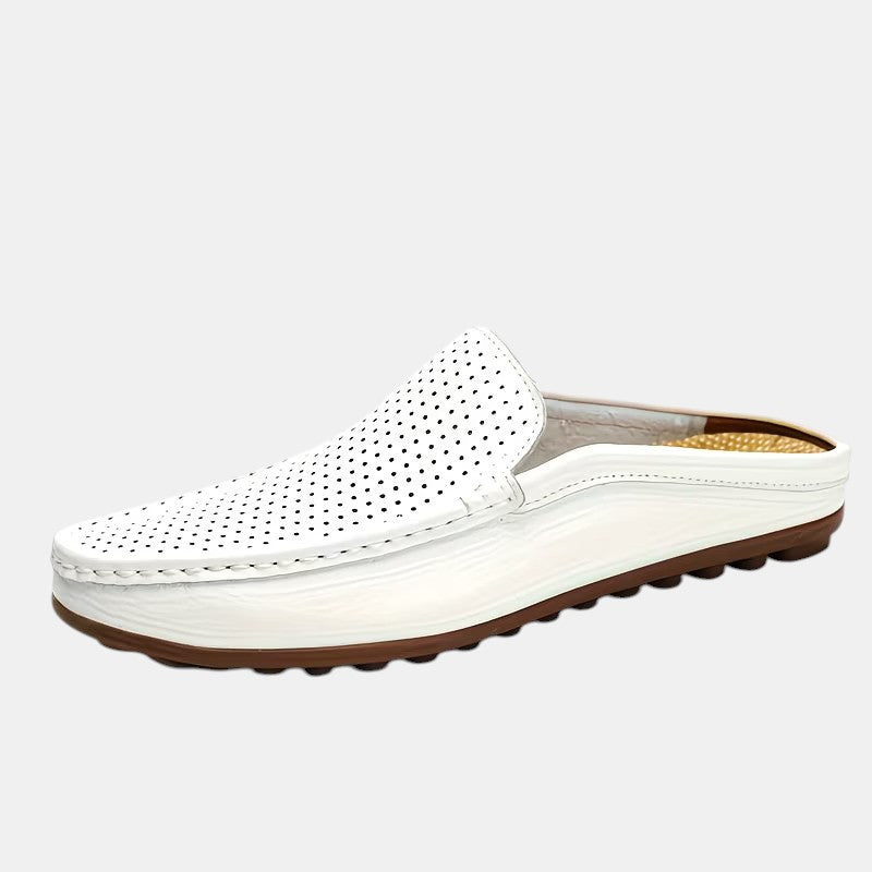 Leder Mules Sommersandalen Herren Slip-On Pantoletten