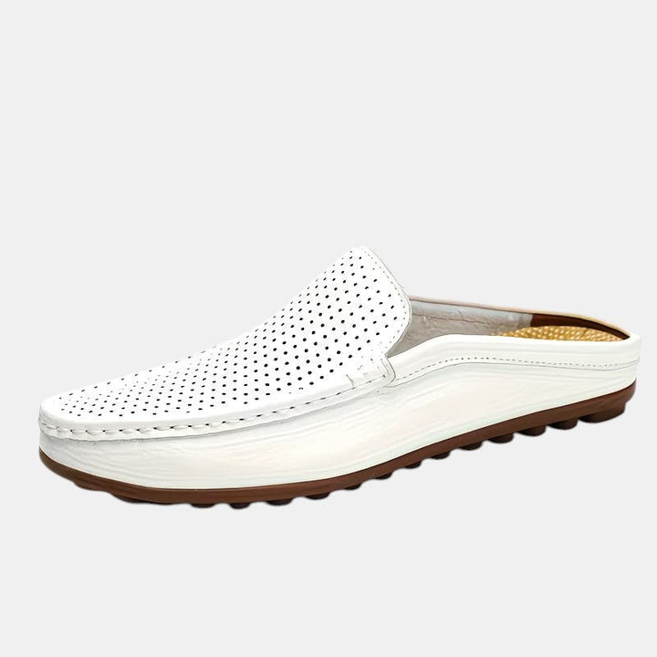 Leder Mules Sommersandalen Herren Slip-On Pantoletten