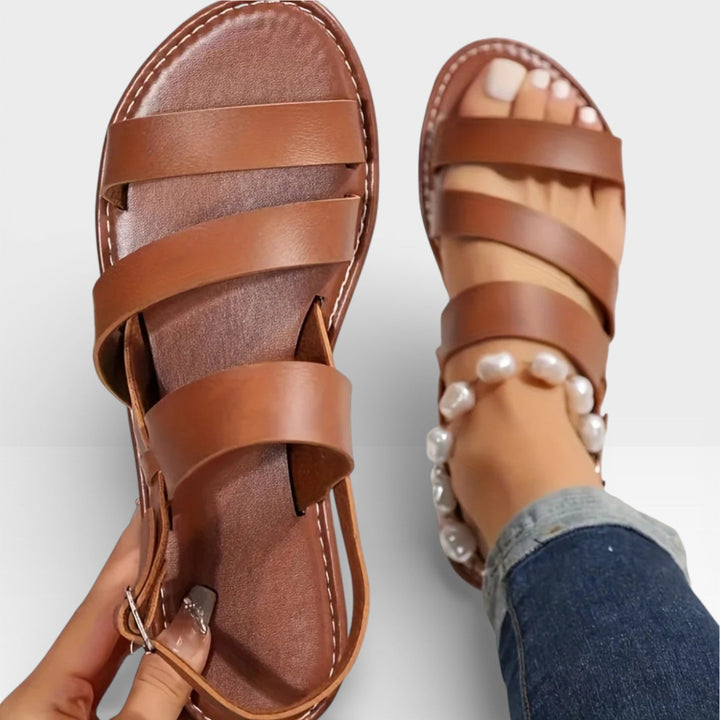 Elegant Open-Toe Women&