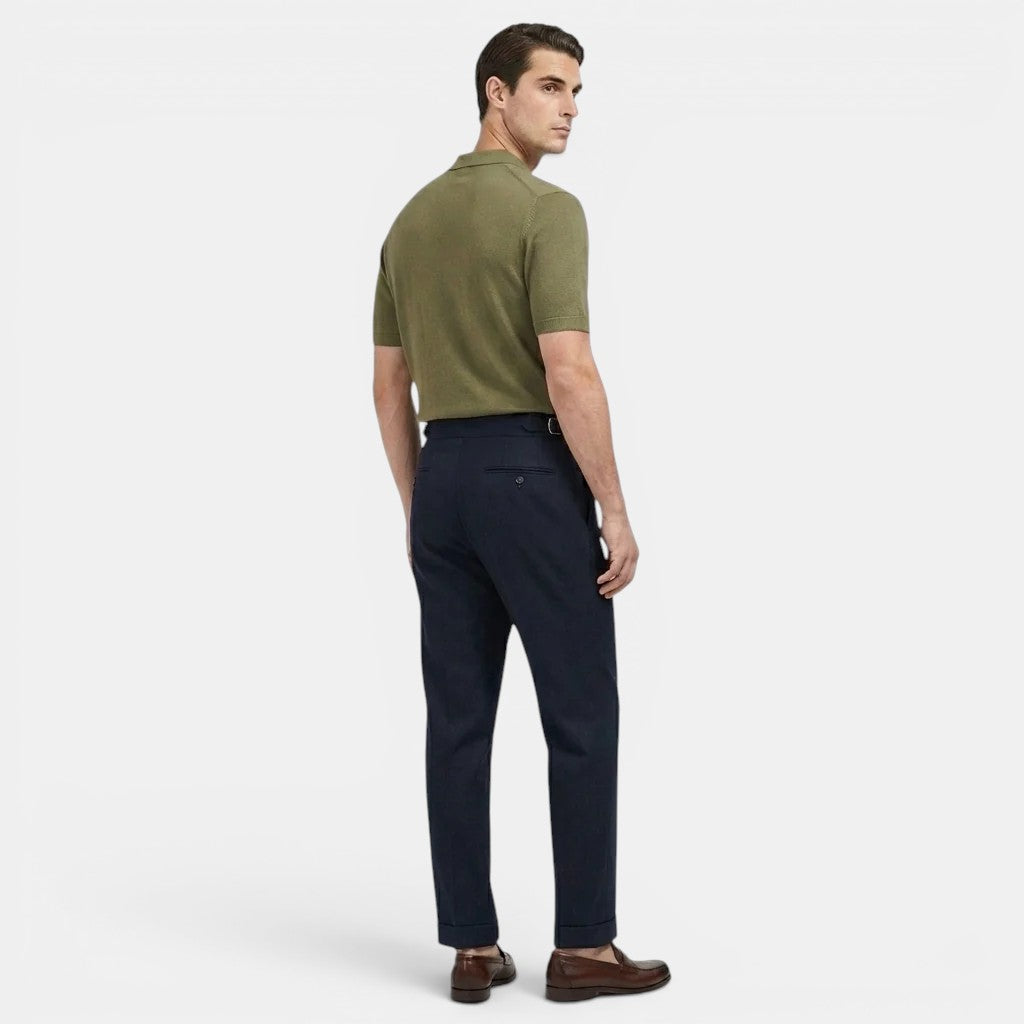 Maßgeschneiderte Hose Herren Elegante Anzughose Slim