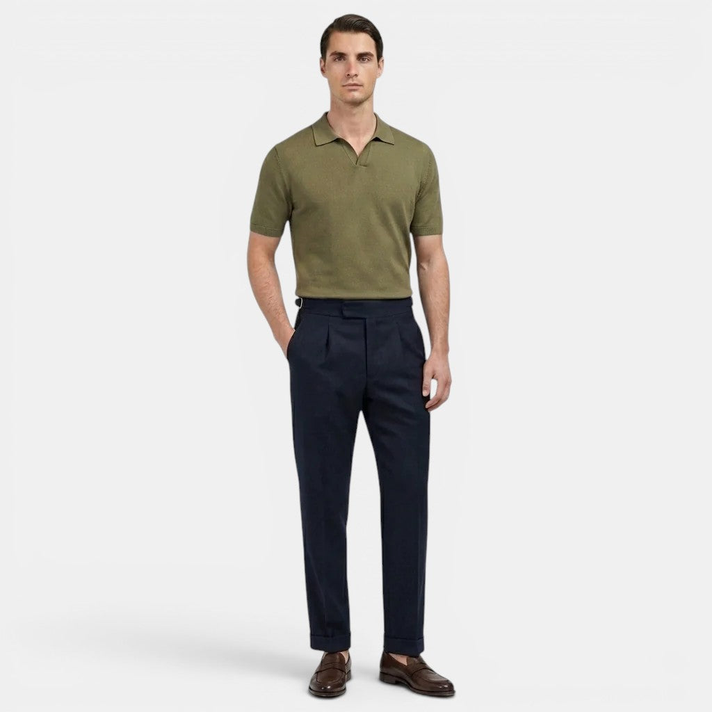 Maßgeschneiderte Hose Herren Elegante Anzughose Slim