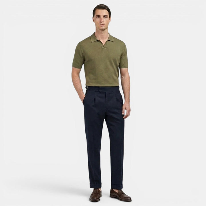 Maßgeschneiderte Hose Herren Elegante Anzughose Slim
