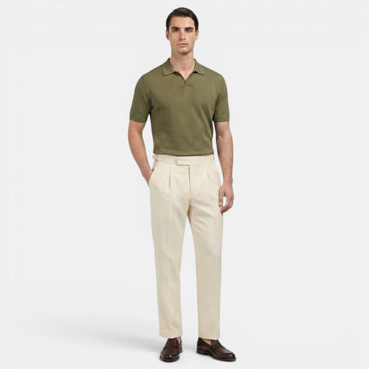 Maßgeschneiderte Hose Herren Elegante Anzughose Slim