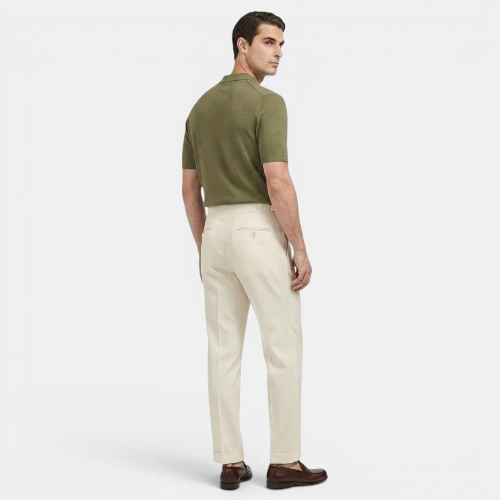 Maßgeschneiderte Hose Herren Elegante Anzughose Slim