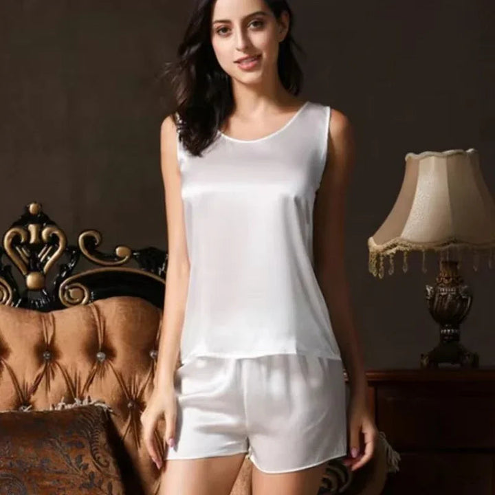 Silk Puff-Sleeve Women&