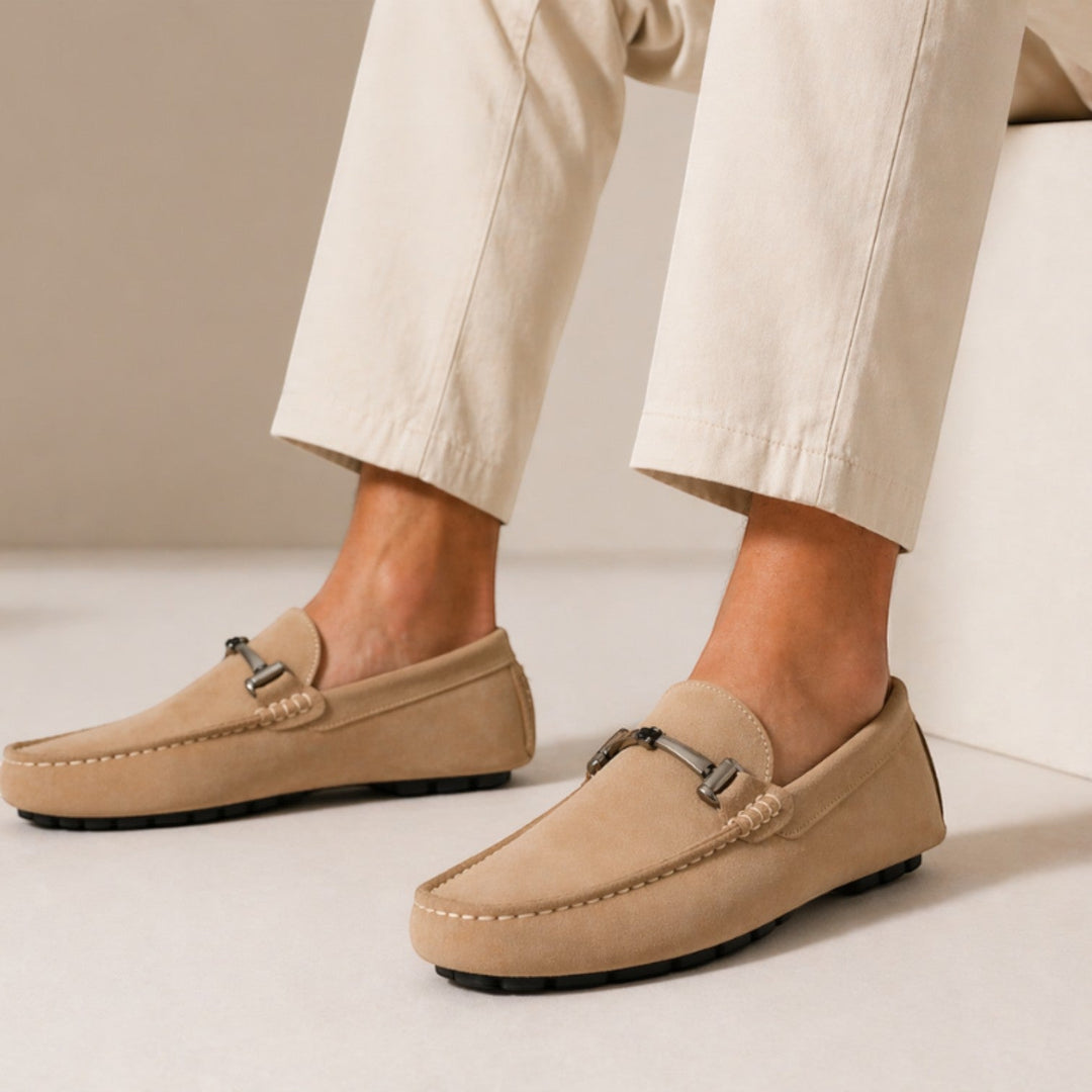 Wildleder Outdoor Sommer Loafer Herren Slip-On Schuhe