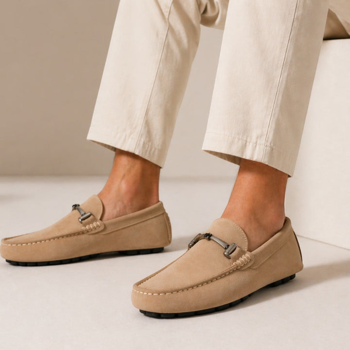 Wildleder Outdoor Sommer Loafer Herren Slip-On Schuhe