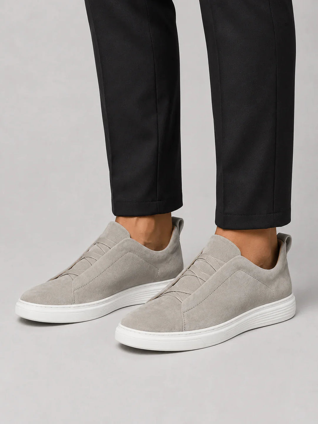 Lässige Canvas Slip-On Sneaker Herren Loafer Schuhe