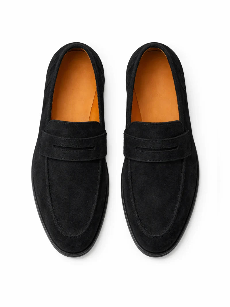 Leichte Wildleder Fahrloafer Herren Slip-On Slipper