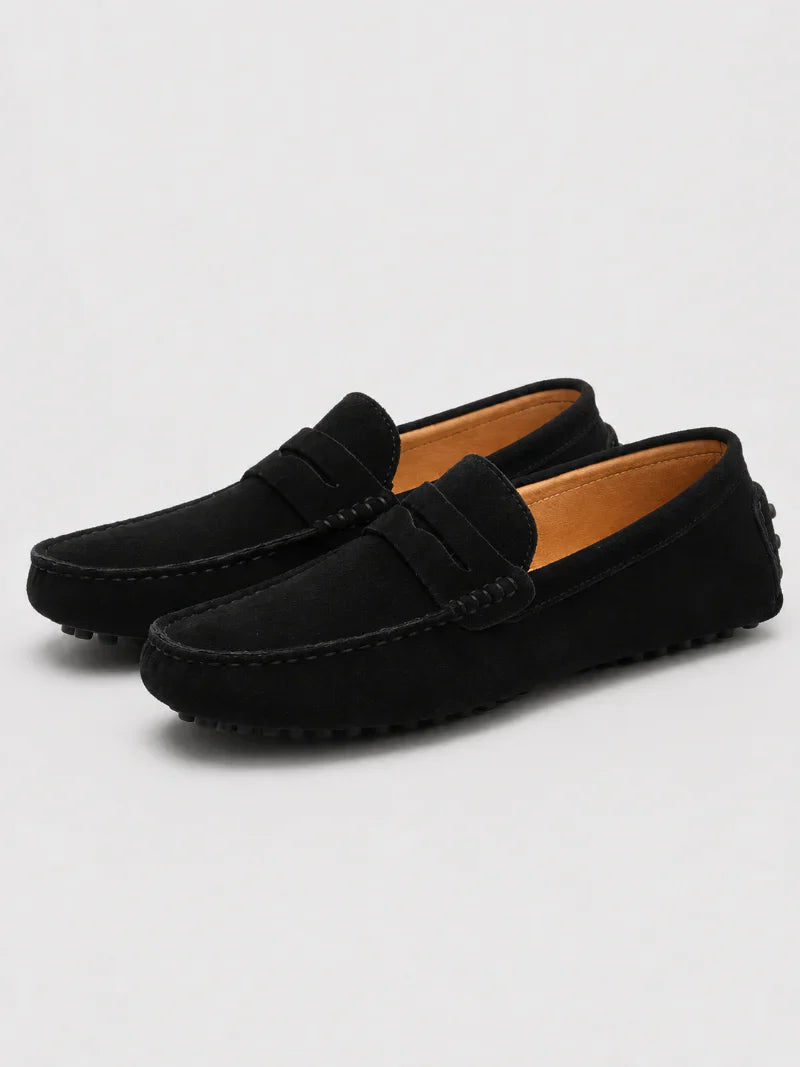 Klassische Wildleder Penny Loafer Herren Slip-On