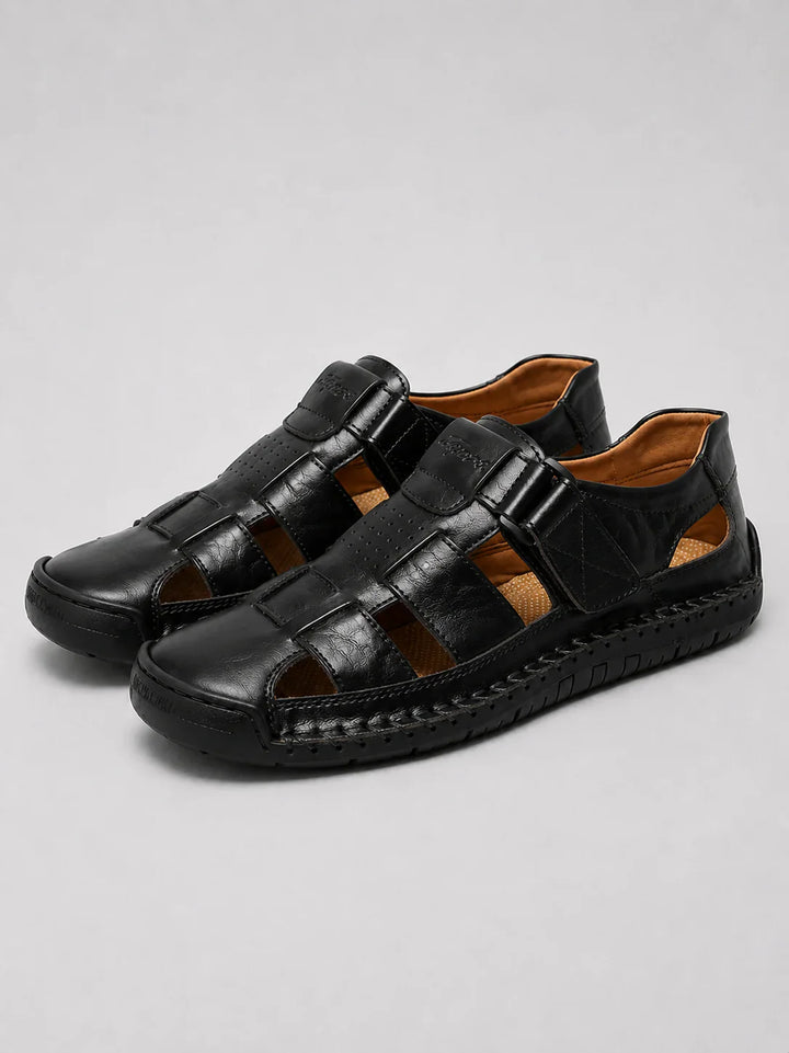 Leichte Leder Sommersandalen Herren Strand Schuhe